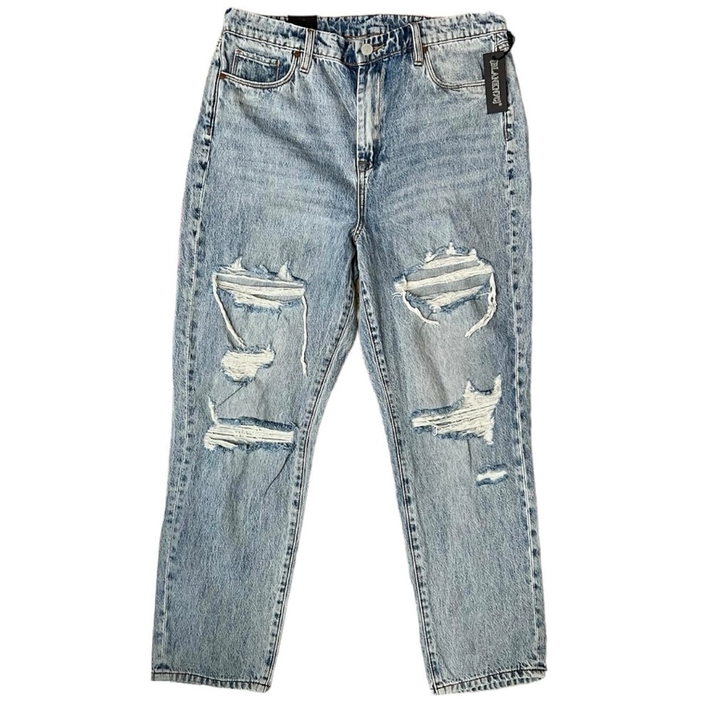 BLANKNYC The Madison Crop High-Rise Jeans - Size 30, NWT Distressed Ripped Jeans - Picture 3 of 9